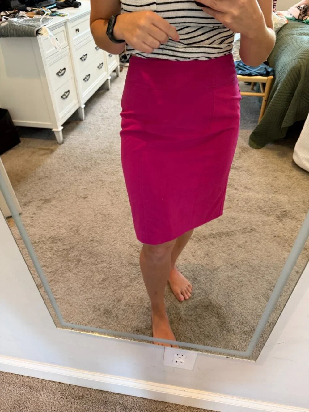 Worthington Pink Pencil Skirt